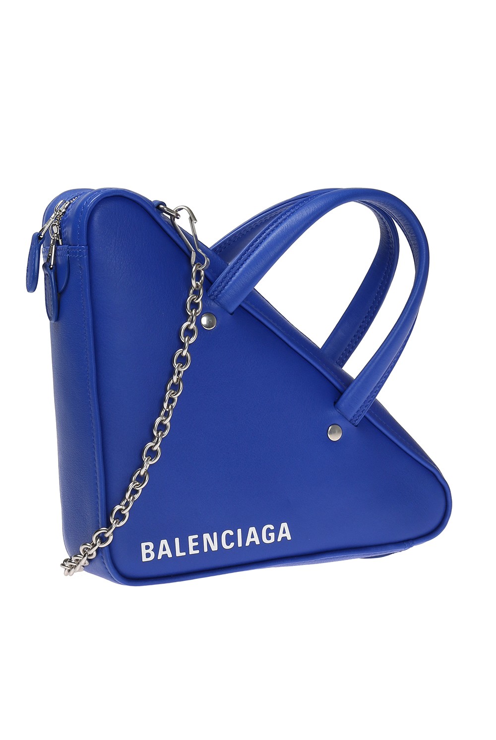 Balenciaga blue cheap triangle bag